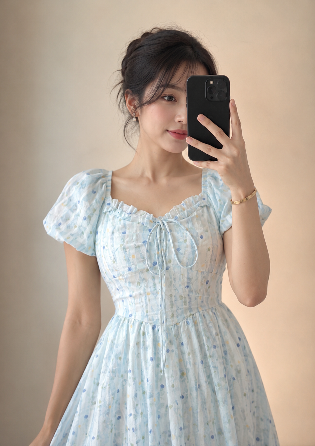 Misty Blue Grace Dress