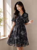 Floral Breeze V-Neck Dress