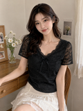 Dreamy Lace Bow Top