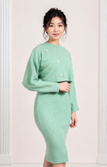 Pearl Blossom Sweater & Dress Set