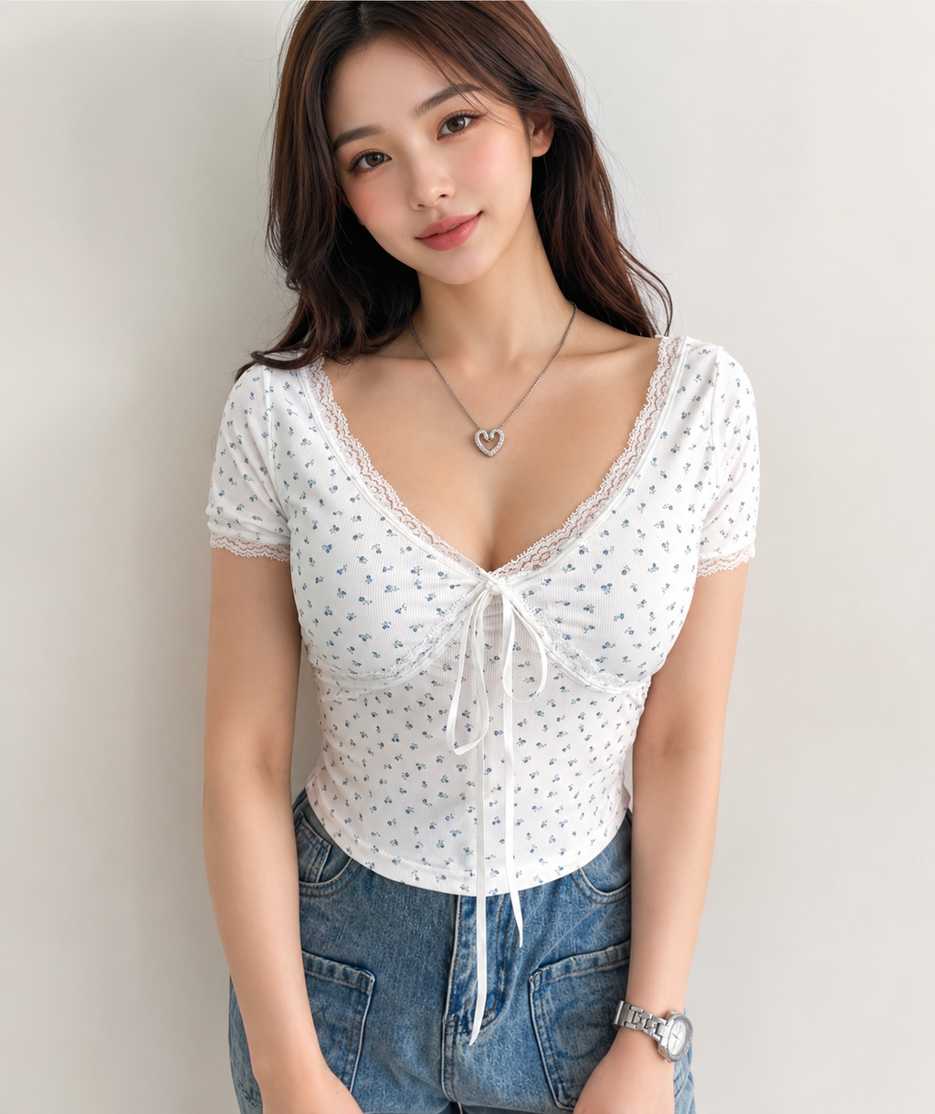 Sweetheart Floral Top
